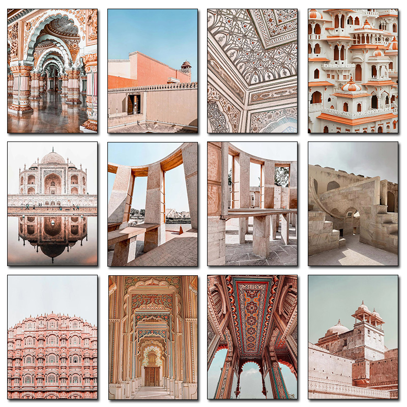 Home Decor Jaipur - لوحات فنية جدارية قماشية بتصميم محايد