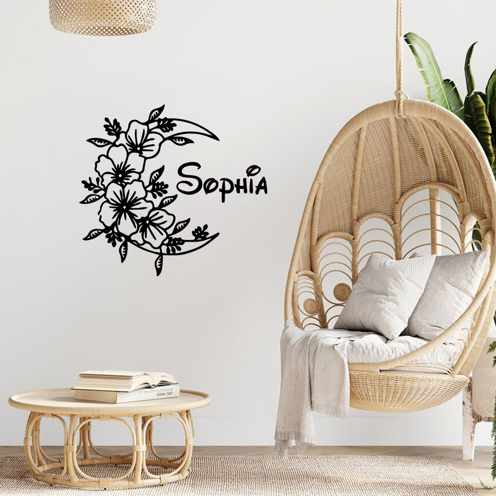 Home Decor Sticker - ملصق جداري إبداعي على شكل قمر