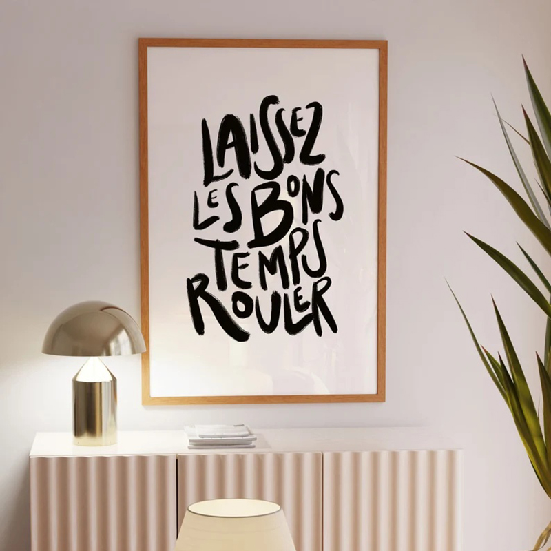 Home Decor New Orleans - دع الأوقات الجميلة تمر، لوحة فنية