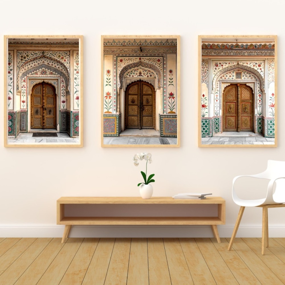 فن بوابة راجستھان التقليدية بد - مراجعة Home Decor Jaipur وسعره