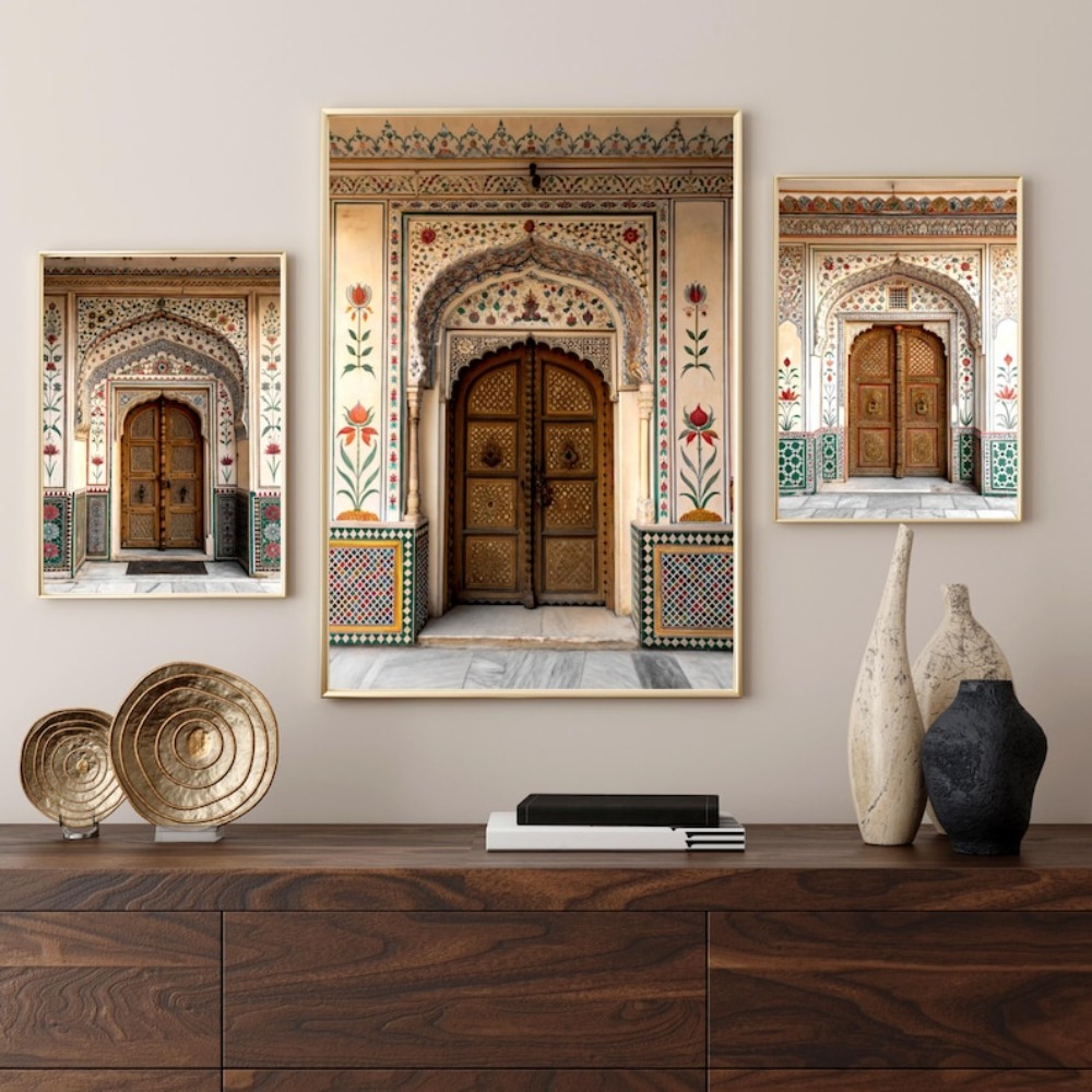 فن بوابة راجستھان التقليدية بد - مراجعة Home Decor Jaipur وسعره