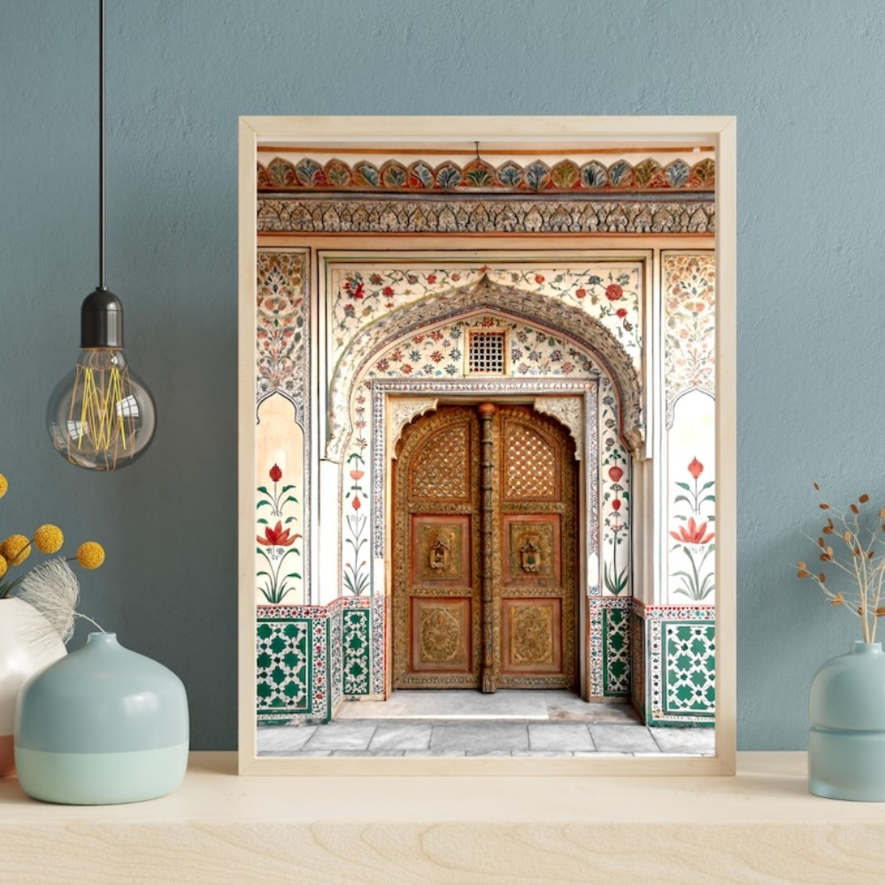فن بوابة راجستھان التقليدية بد - مراجعة Home Decor Jaipur وسعره