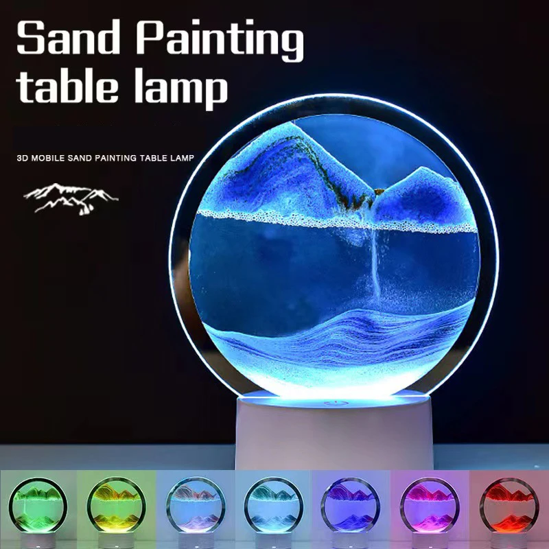 مصباح LED ثلاثي الأبعاد بـ16 ل - مراجعة Sand Art Picture وسعره