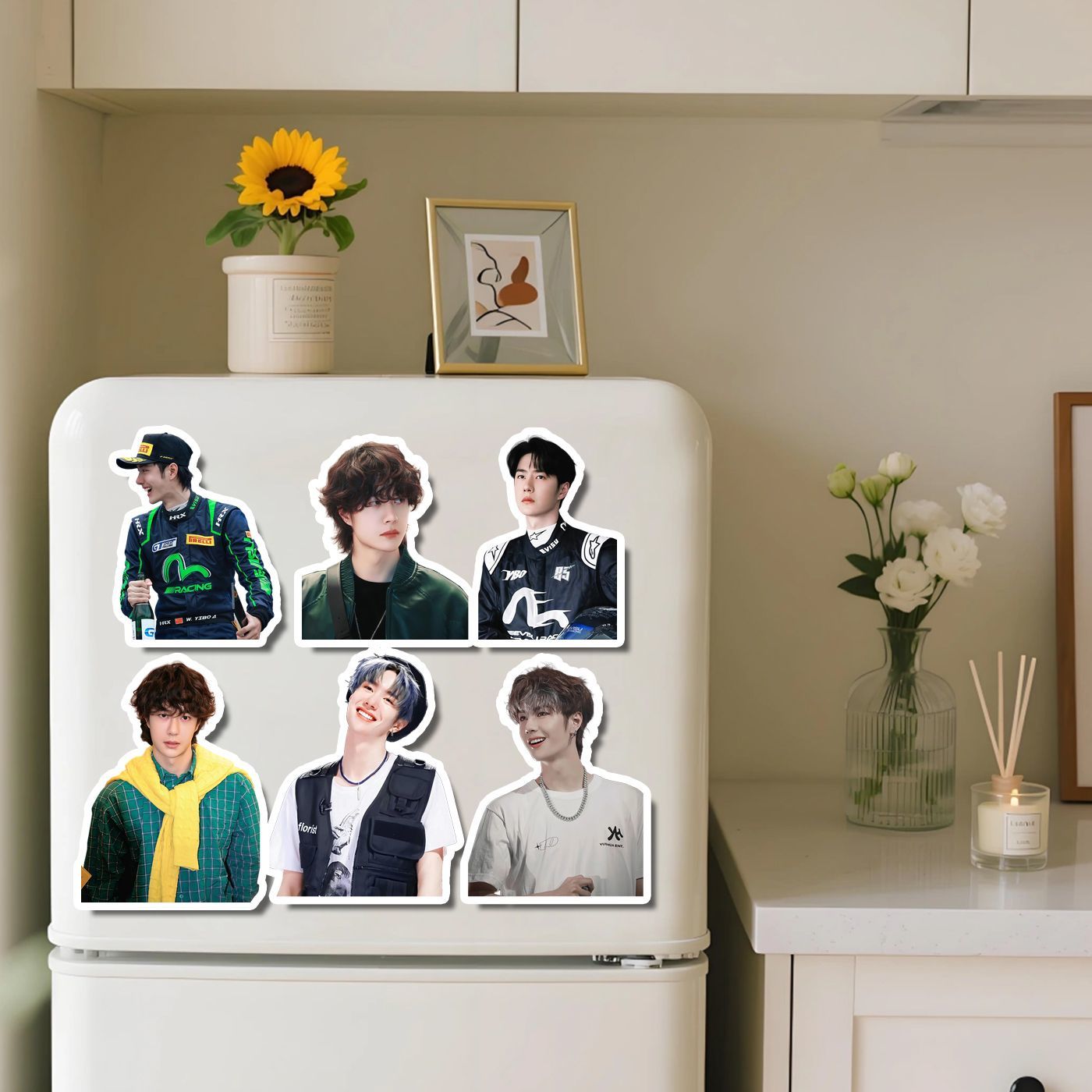ملصق ثلاجة وانغ ييبو، شفط مغنا - مراجعة Home Decor Sticker وسعره