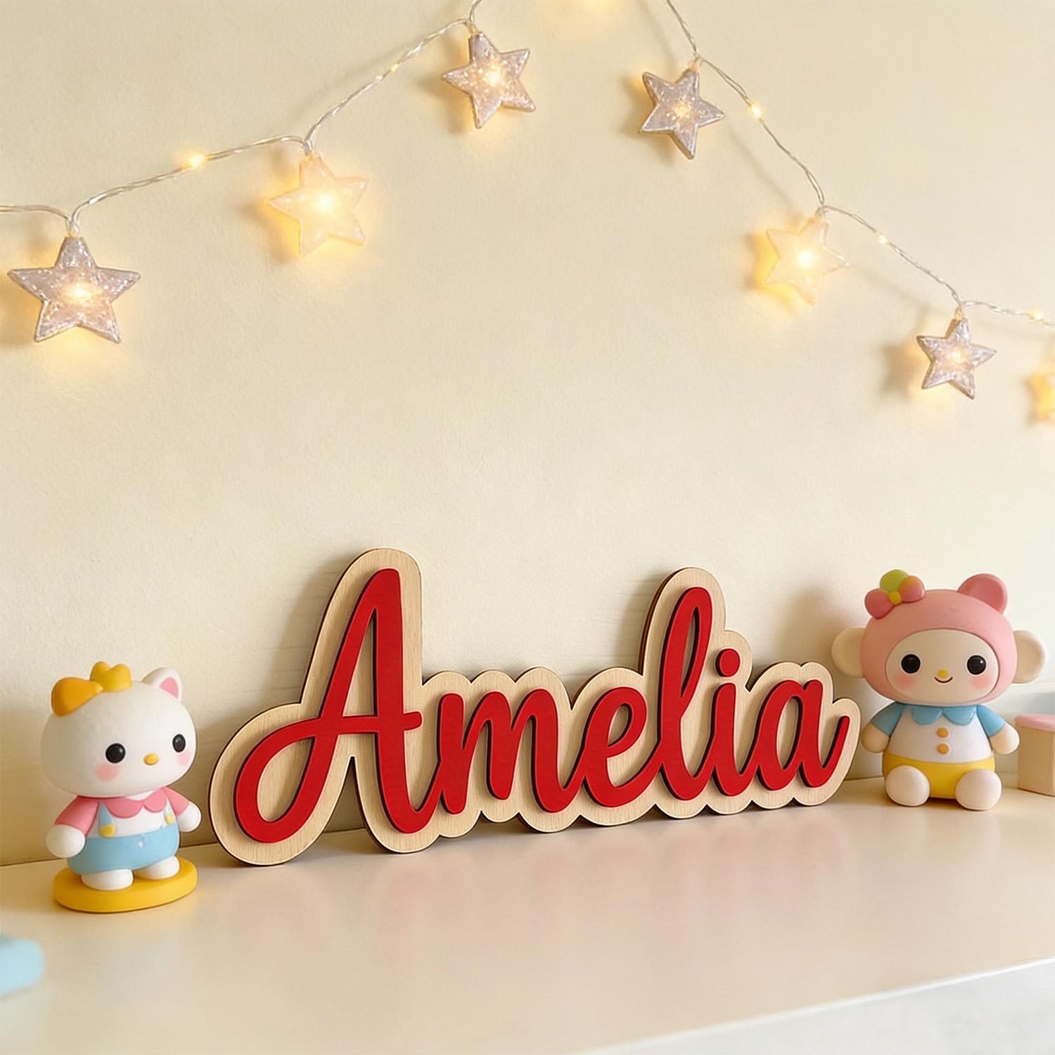 لافتة خشبية مخصصة ذات طبقتين ت - مراجعة Home Decor Names وسعره