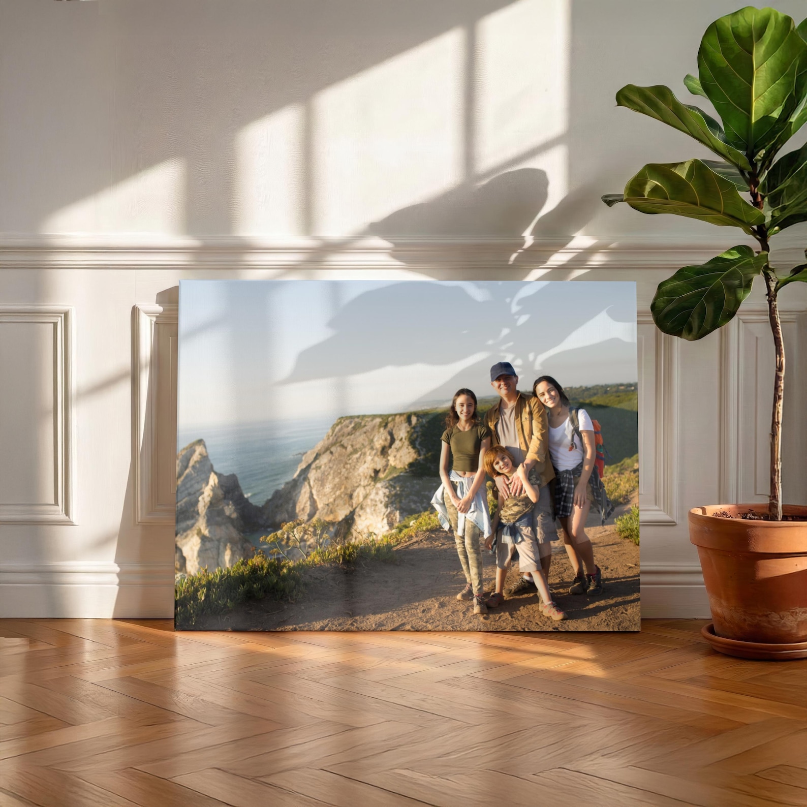 لوحة قماشية مخصصة بالصور، فن ج - مراجعة Home Decor Ideas وسعره