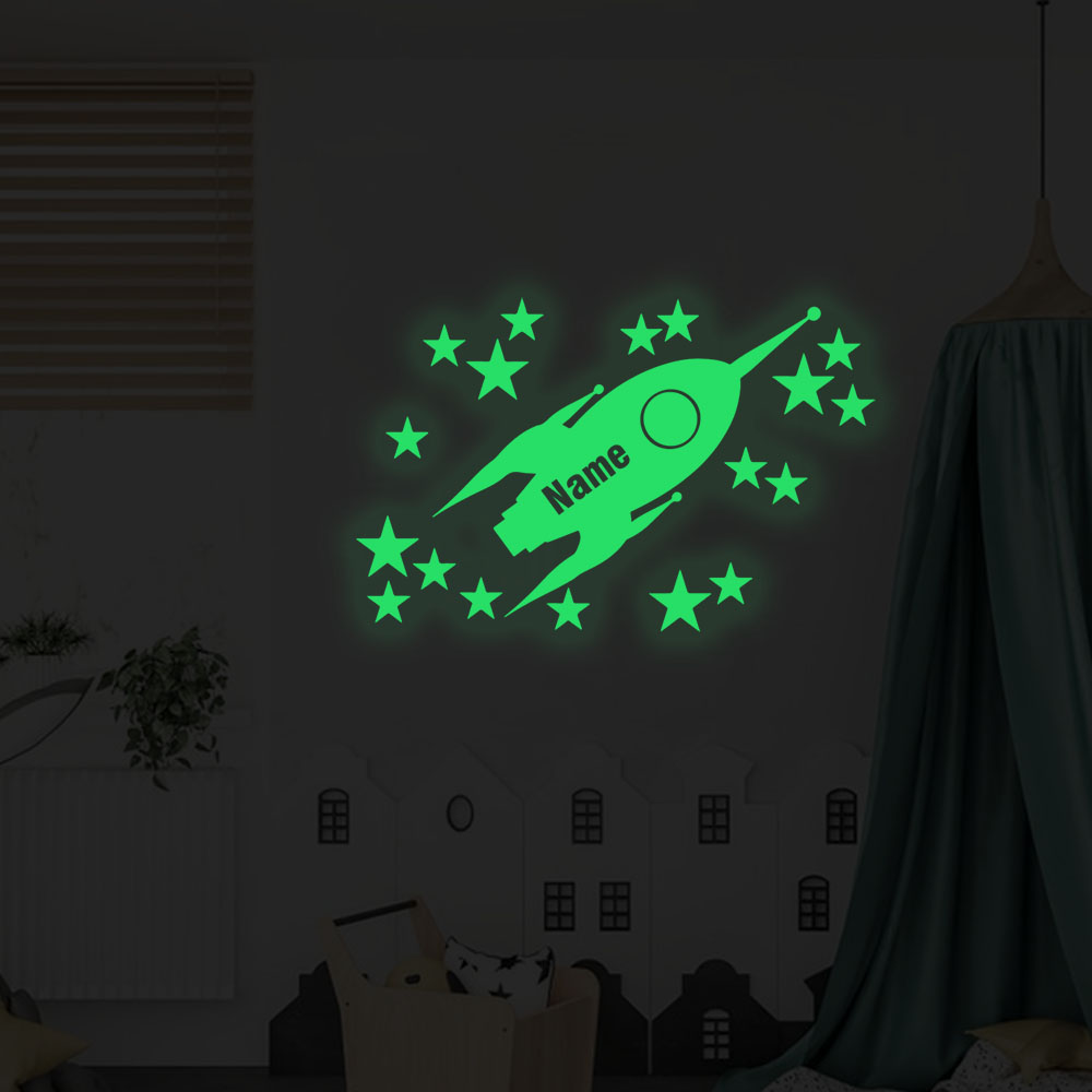 1 قطعة الصواريخ والنجوم الكرتو - مراجعة Home Decor Sticker وسعره