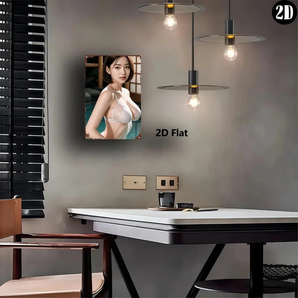 لوحة جدارية معدنية أنيقة لسيدة - مراجعة Home Decor Japanese وسعره