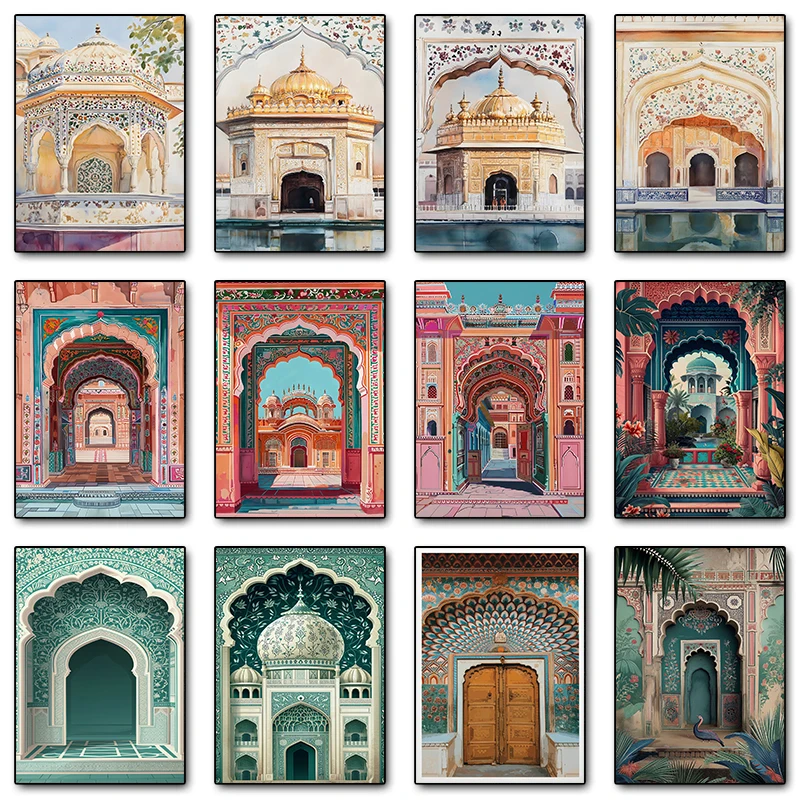خمر جدار صورة فنية لغرفة المعي - مراجعة Home Decor Jaipur وسعره