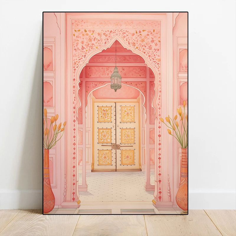 خمر جدار صورة فنية لغرفة المعي - مراجعة Home Decor Jaipur وسعره
