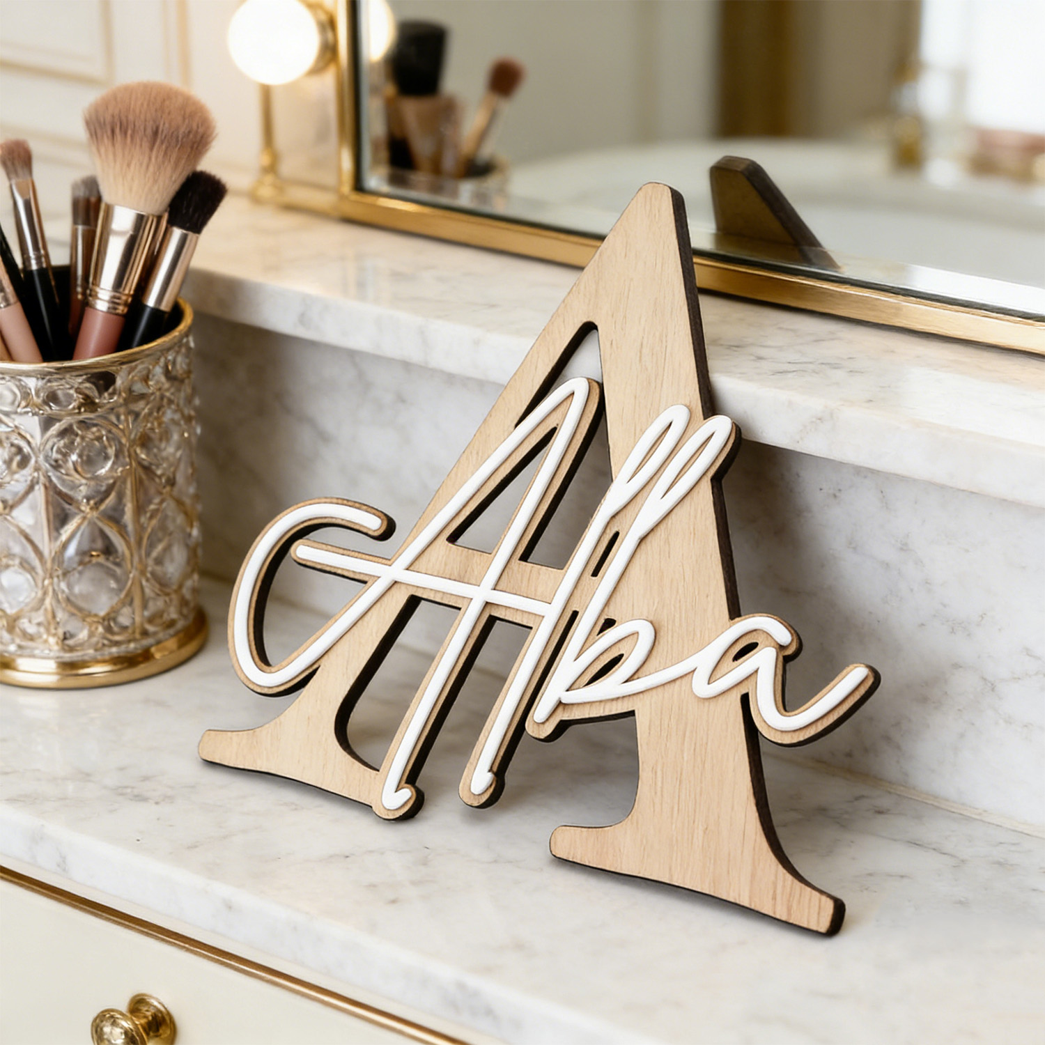 لوحة خشبية مزدوجة الطبقات لتزي - مراجعة Home Decor Names وسعره