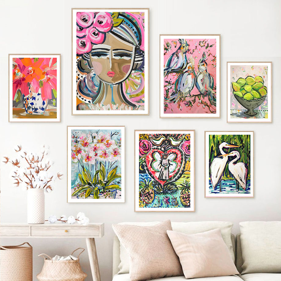 لوحات فنية جدارية ملونة بأسلوب - مراجعة Home Decor New Orleans وسعره