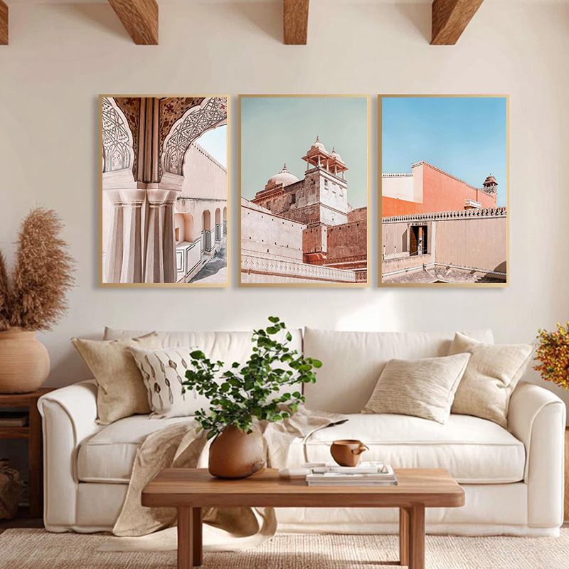 لوحات فنية جدارية قماشية بتصمي - مراجعة Home Decor Jaipur وسعره