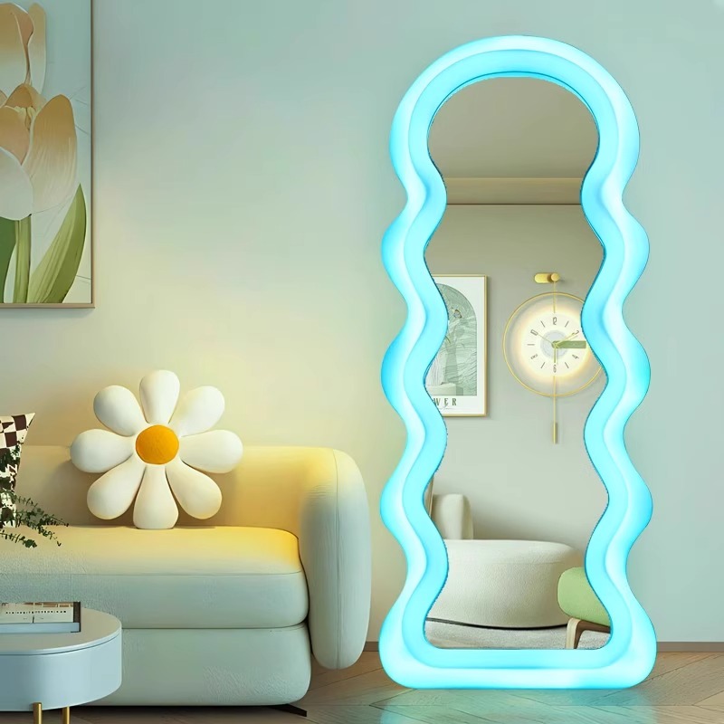 مرآة خفيفة على الطراز الكوري،  - مراجعة Home Decor Minimalist Style وسعره