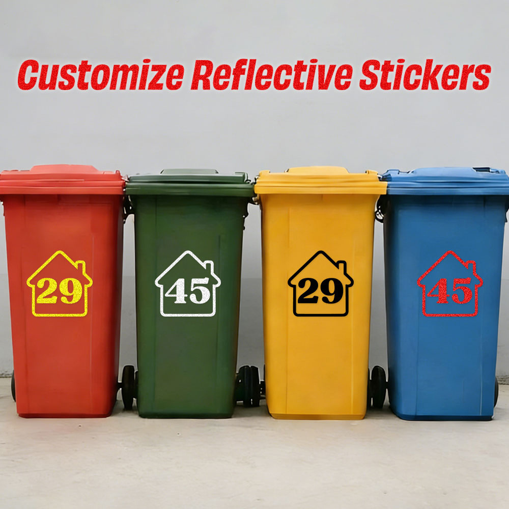 3 قطع ملصقات أرقام منزلية عاكس - مراجعة Home Decor Sticker وسعره